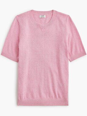 NWT J.Crew Factory Short-sleeve Cotton Crewneck Sweater
